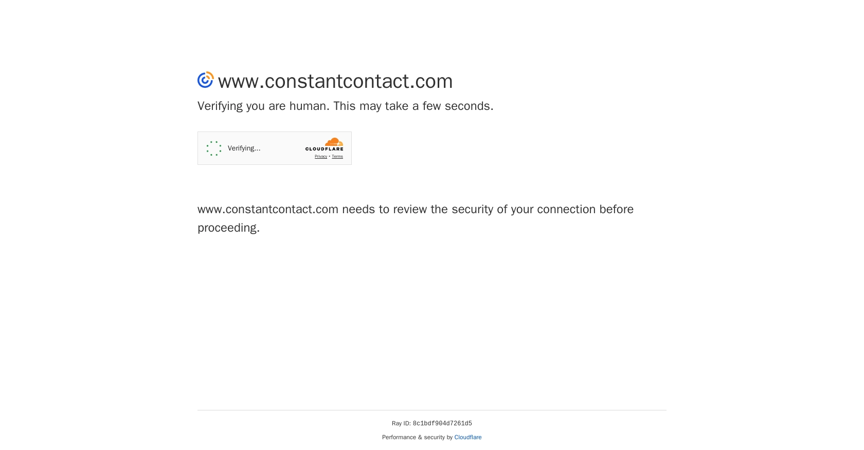 Constant Contact homepage