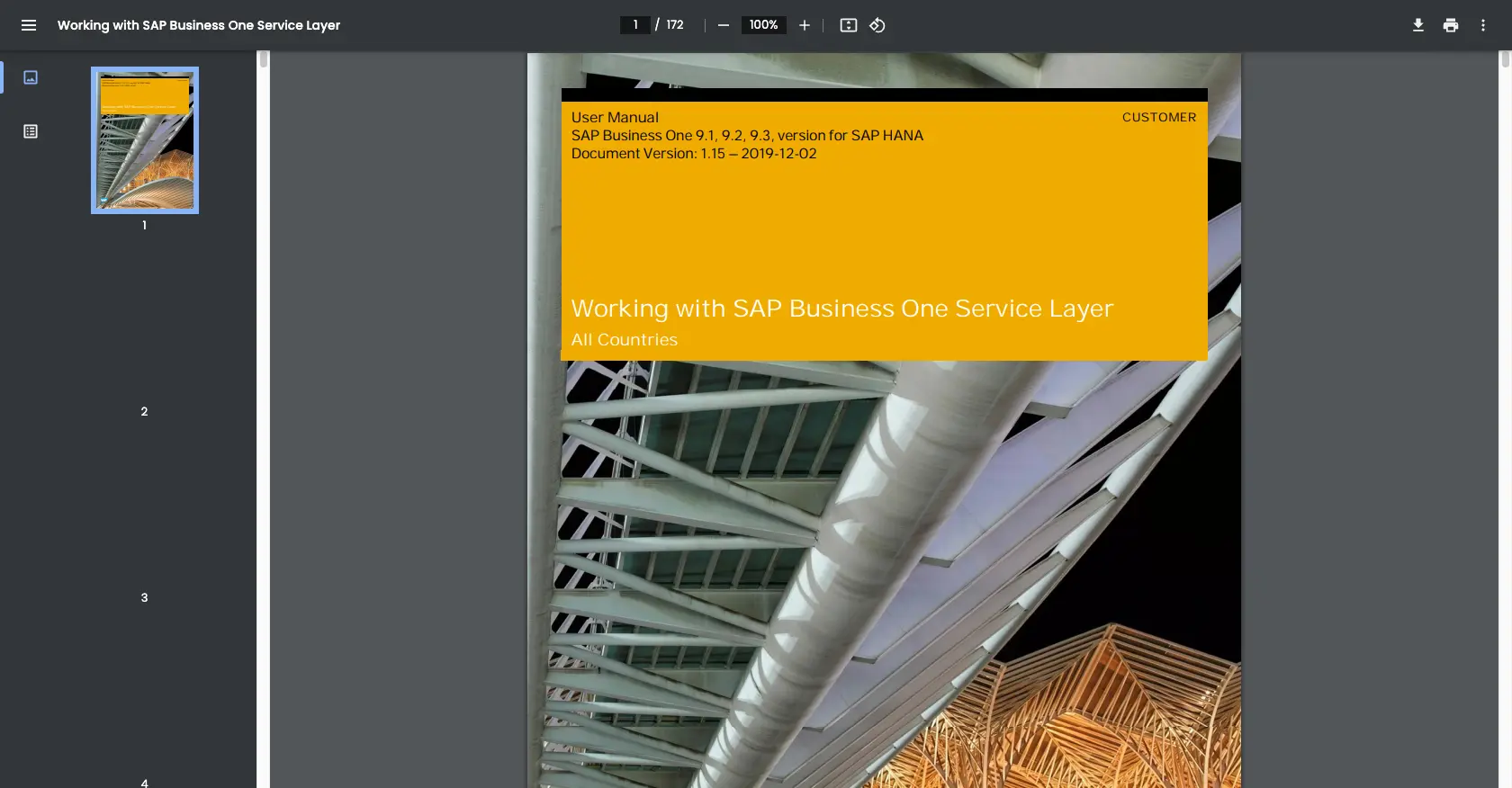 Sap Business One authentication documentation page.